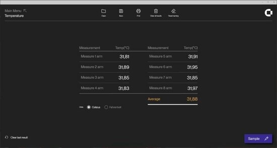 Skin Temperature Software