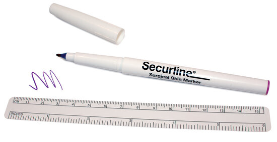 Securline Surgical Skin Marker met ruler