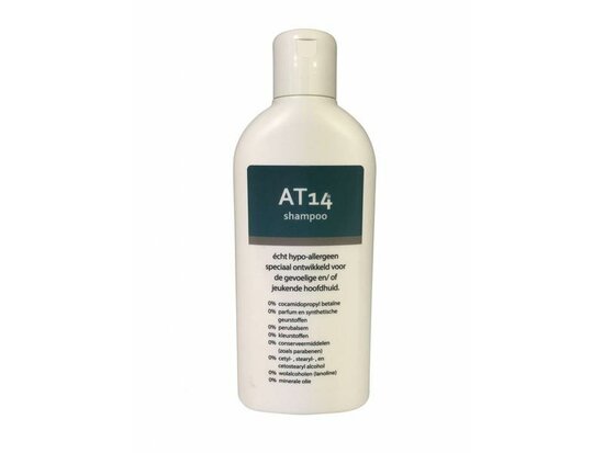 AT14 shampoo 0% allergenen