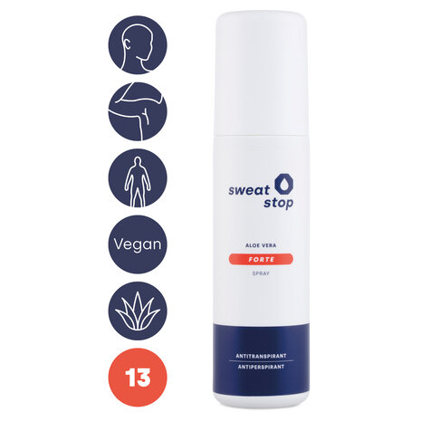 SweatStop Aloe Vera Forte Spray oksels/lichaam