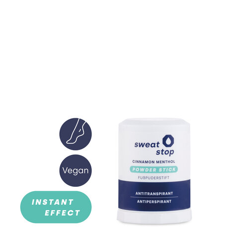 SweatStop menthol powderstick