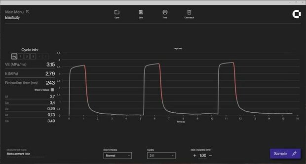 Elasticity screen software