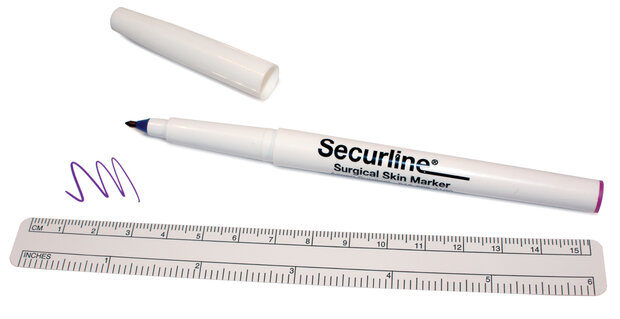 Securline Surgical Skin Marker met ruler